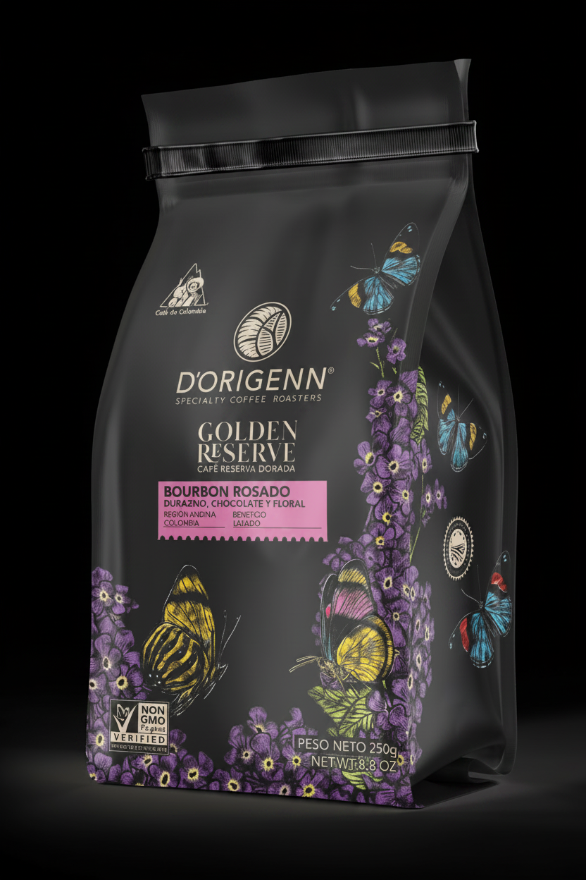 D'origenn Golden Reserve Bourbon Rosado (250g)