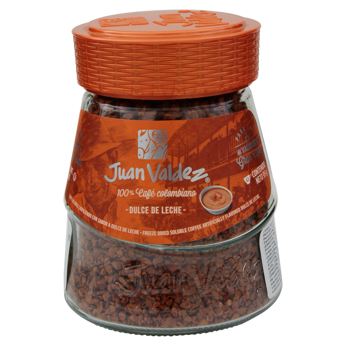 Juan Valdez Freeze-Dried Instant Coffee – Dulce de Leche Flavor (95g)
