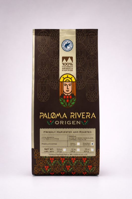 Paloma Rivera Exotic Coffee beans Duo – Origen 454g + Exotic Whiskey 250g